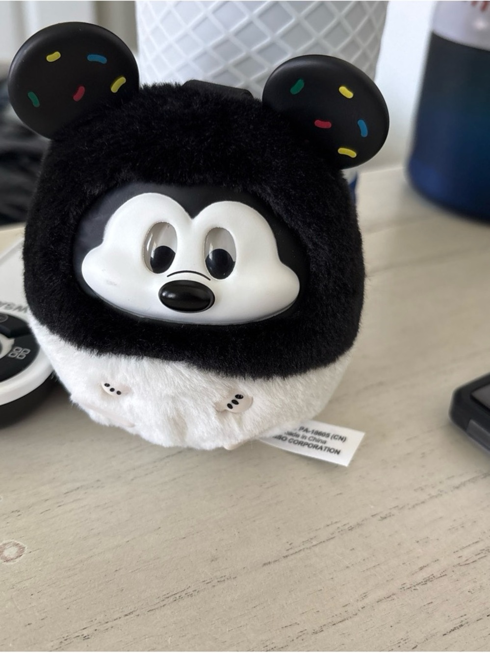 Black and White Plush Character Toy - Cute Kids Plush